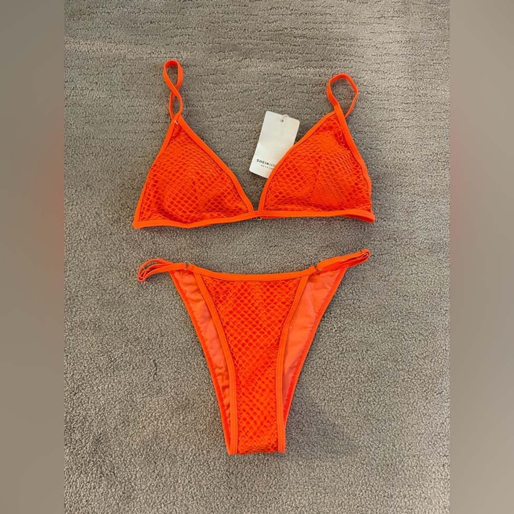 Orange bikini set- NEVER WORN BEFORE